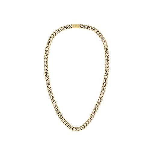 BOSS jewelry collana a catena da uomo collezione chain for him oro giallo - 1580402