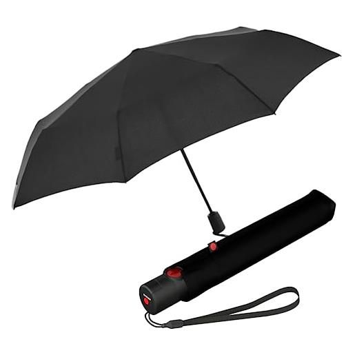 Knirps ombrello tascabile in Knirps ultra u. 200 medium duomatic - automatico aperto-chiuso - a prova di tempesta - antivento - nero