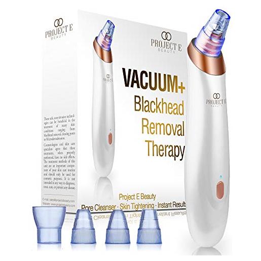 Project E Beauty vacuum + terapia di rimozione dei punti neri | ultrastrong aspirazione facciale acne whitehead brufolo pore naso peeling cleaner dispositivo