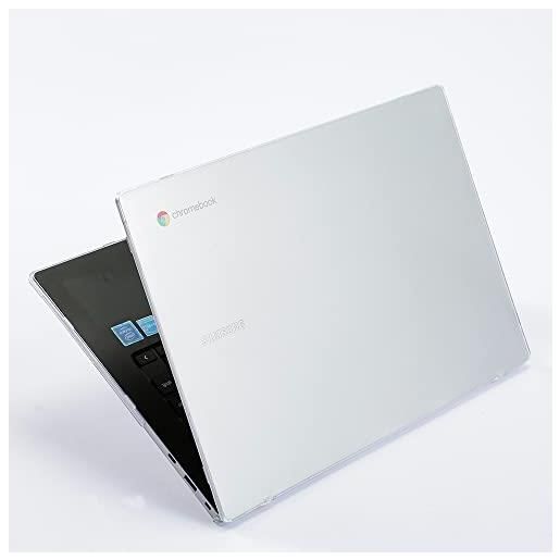 mCover custodia compatibile solo per computer portatili samsung galaxy chromebook go xe340xda serie xe345xda da 14 (non compatibile con altri modelli samsung) - trasparente