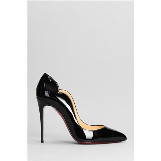 Christian Louboutin decollete hot chick 100 in vernice nera