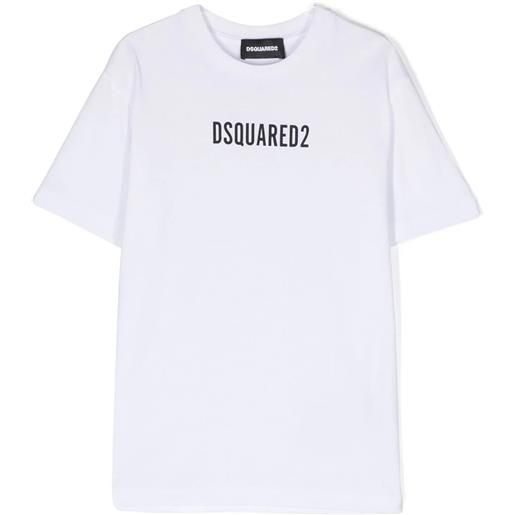 Dsquared 2 kids t-shirt in cotone bianco