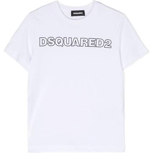 Dsquared 2 kids t-shirt in cotone bianco