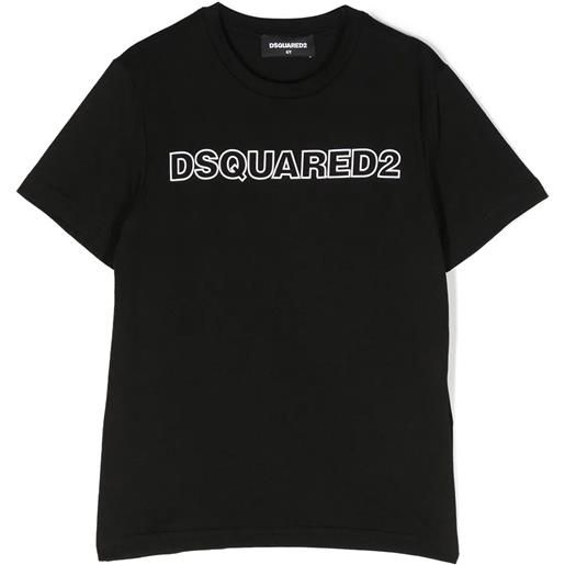 Dsquared 2 kids t-shirt in cotone nero