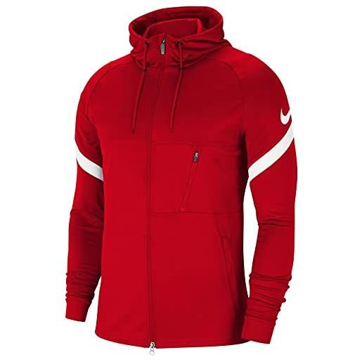 Nike strike 21 full-zip jacket giacca con cerniera intera, rosso university/bianco/bianco, s uomo