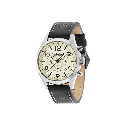 Timberland orologio multi-quadrante quarzo uomo con cinturino in pelle 15249js/07
