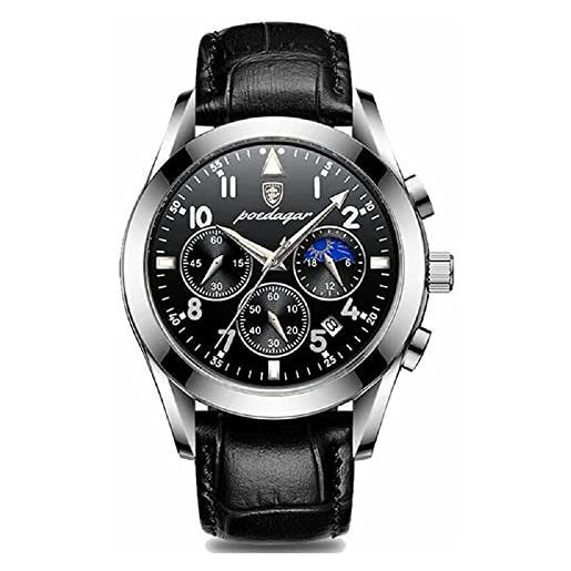 I0I&I0I orologi da uomo in acciaio inossidabile 2021 moda nuovo orologio da polso oro rosa impermeabile luminoso, 816 bk bk l, cinturino