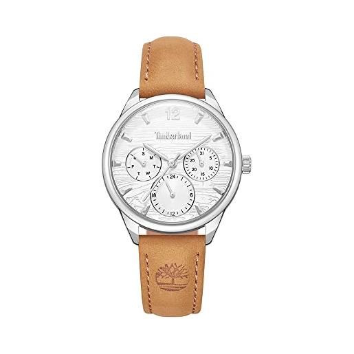 Timberland orologio analogueico quarzo donna con cinturino in pelle tdwlf2231902