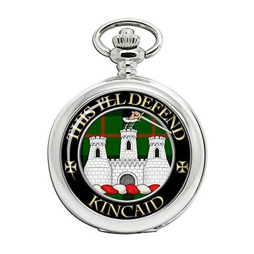 Giftshop UK kincaid - orologio da tasca con stemma del clan scozzese