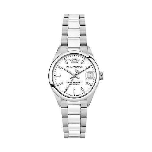 Philip Watch caribe orologio donna, tempo e data, analogico - 39mm