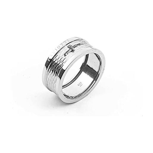 Cesare Paciotti anello da uomo anello fascia di misura: 20, realizzato in argento. La referenza è jpan2200b