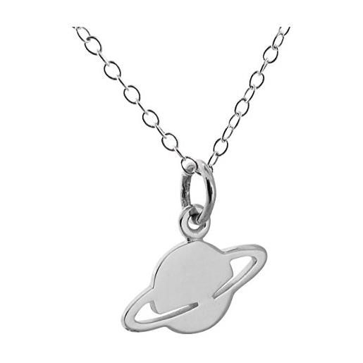 FashionJunkie4Life collana con ciondolo outerspace, argento sterling