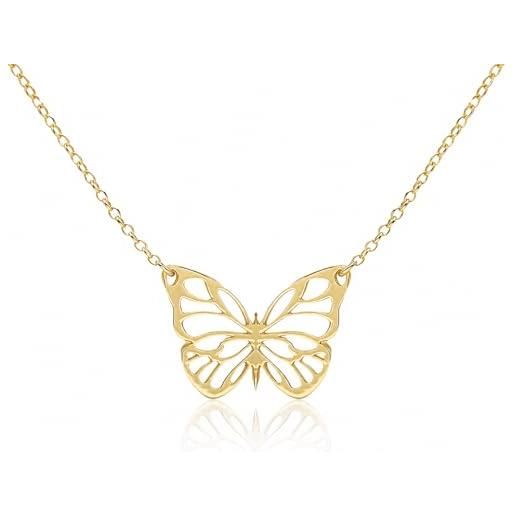 COOLSTEELANDBEYOND Collana Girocollo Multi Strati Con Pendente In Oro E Turchese - Perline Cristallo E Catena Intrecciata, Chiusura Magnetica, 45cm