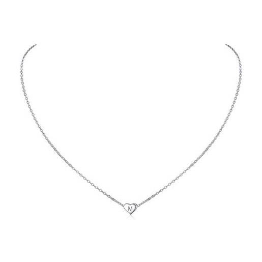 Elli Collana Lettera A In Argento 925 | Ciondolo Basic Con Catena Rolò - Gioiello Personalizzato