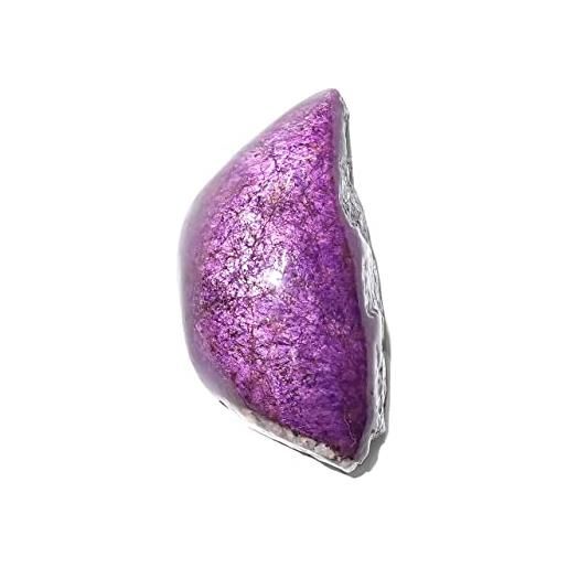Starborn pietra naturale lucida viola brasile 20-30 g, 20-30g, pietra preziosa, purpurite. 