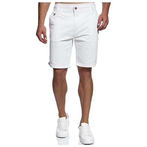 Indicode uomini creel chino shorts | pantaloncini chino con 5 tasche black m