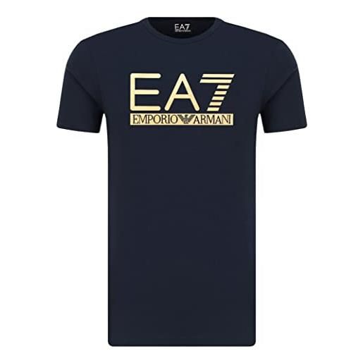 Emporio Armani maglietta t-shirt uomo ea7 3kpt87 pjm9z, manica corta, girocollo (nero, m)