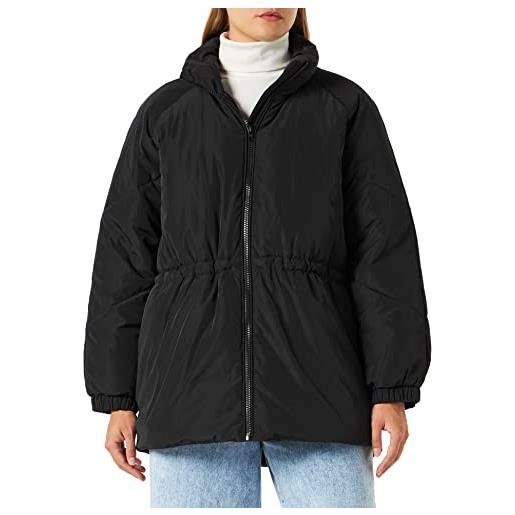 Wrangler raglan sleeve puffer giacca, black, large da donna