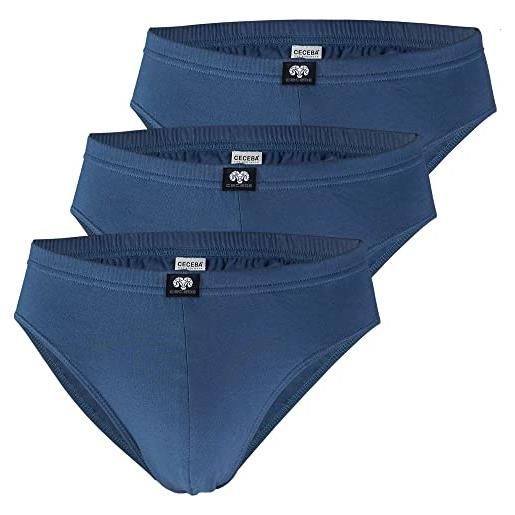 Ceceba slip sportivi, confezione da 3 pezzi mutande da uomo, blu (midnight blue 6979), xxxxxx-large (pacco da 3)