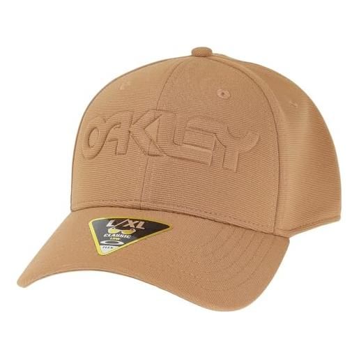 Oakley cappello elasticizzato a 6 pannelli in rilievo, coyote, large-x-large