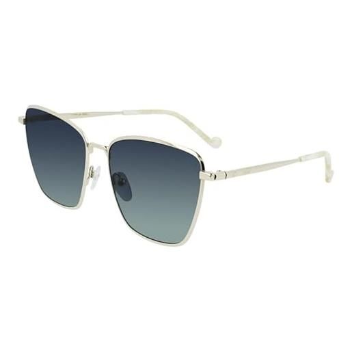 Liu Jo Jeans liu jo lj145s 47507 718 gold shiny sunglasses unisex polycarbonate, standard, 58 occhiali, donna