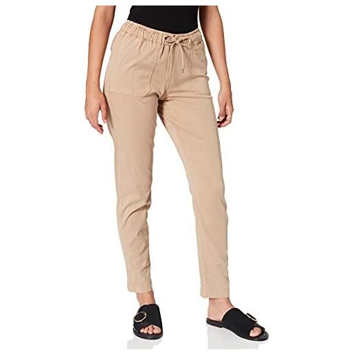Tommy Hilfiger th soft pull on tapered pant, pantaloni, donna, 38, beige