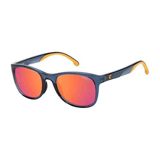 Carrera occhiali da sole 8054/s blue/orange 52/21/145 uomo