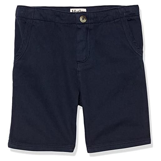Hatley twill shorts pantaloni da chef, marina militare, 7 anni bambino
