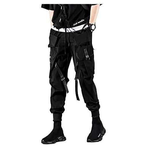 GOLYOY pantaloni cargo uomo multiple tasche pantaloni casual sportivi techwear hip hop streetwear fashion