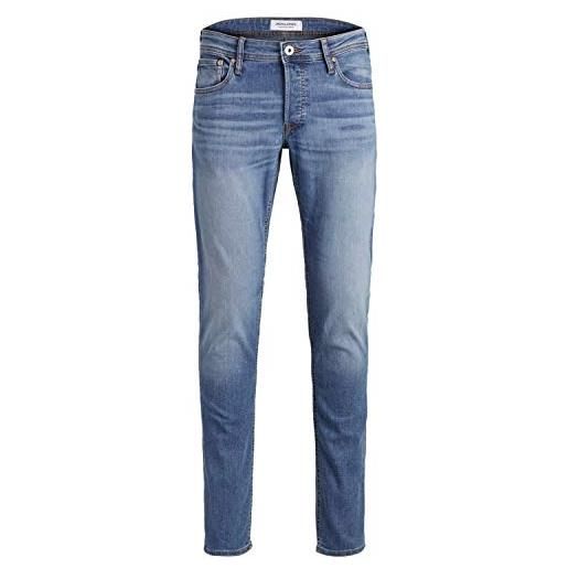JACK & JONES premium jjiglenn jjoriginal am 815 noos ps jeans, blu denim, 44w x 36l uomo