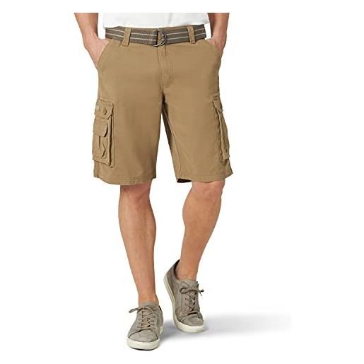 Lee salopette new wyoming pantaloncini cargo con cintura pantaloni uomo, russet, 50 it