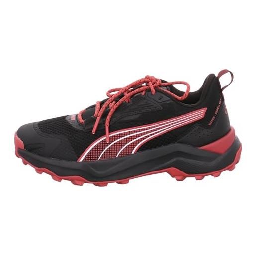 PUMA ostruire profoam bold wtr, scarpe per jogging su strada unisex-adulto, nero astro rosso bianca, 39 eu