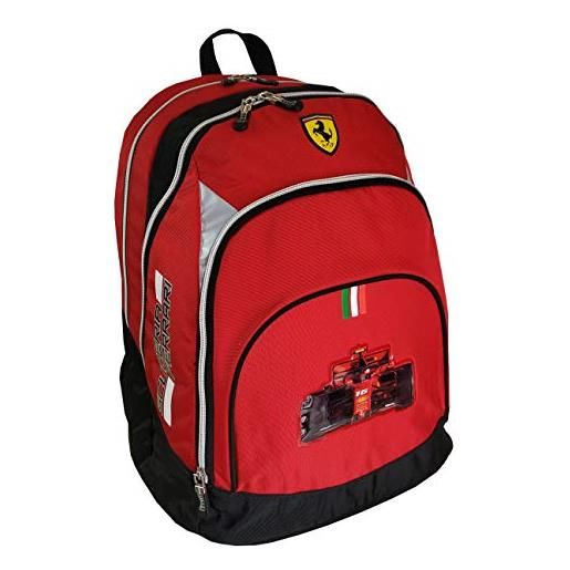 Ferrari scuderia Ferrari zaino scuola organizzato 3 cerniere rosso - 2020/21
