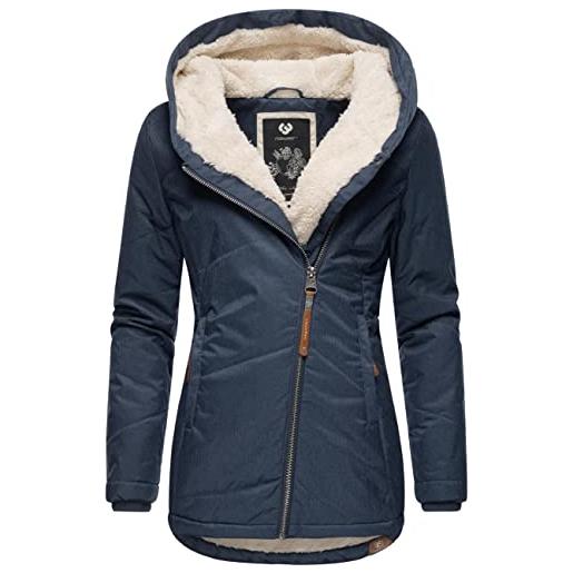 Ragwear giacca invernale da donna gordon, taglie xs-xxl, navy22. , s