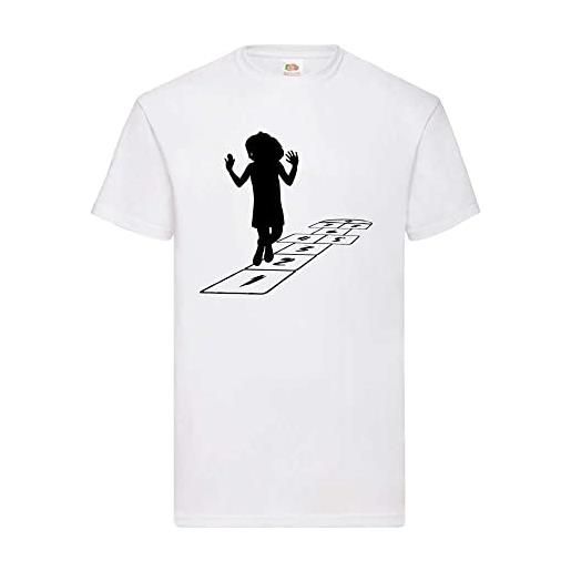 Generisch shirt84. De - maglietta da uomo con gesso bianco xl