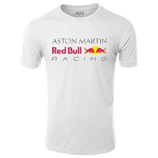 BAWANG new season men's short sleeve o neck redbull racing printed t-shirt - short sleeve - o neck - printed - tshirt white 3xl