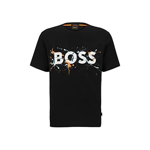 BOSS tee. Art t-shirt, black1, m uomini