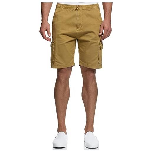 Indicode uomini kinnaird chino shorts | bermuda pantaloncini cargo con stretch amber s