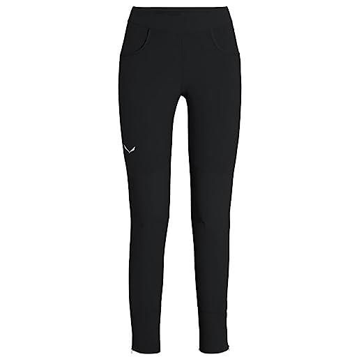 SALEWA agner dst w tights leggings, black-out, 42 donna