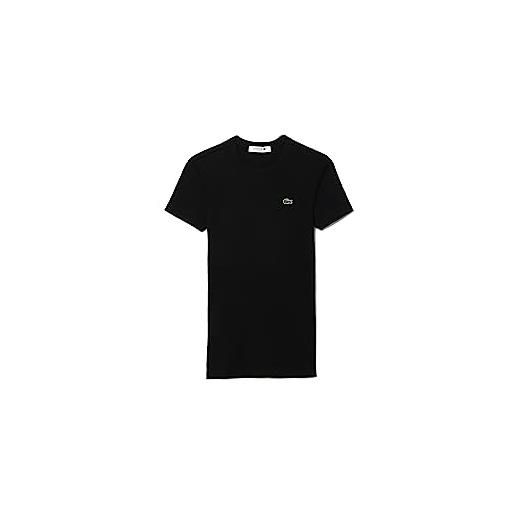 Lacoste tf5538 t-shirt manica lunga sport, nero, 46 donna