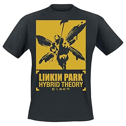 Linkin Park 20th anniversary uomo t-shirt nero m 100% cotone regular