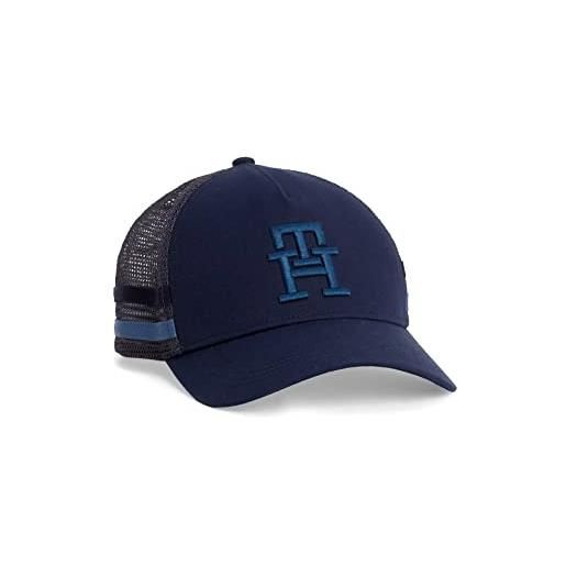Tommy Hilfiger uomo cappellino da camionista coastal prep, blu, one size