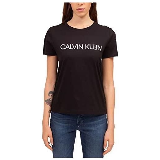 Calvin Klein jeans - t-shirt donna regular con logo lineare - taglia l