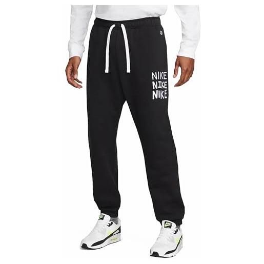 Nike abbigliamento sportivo pant, bianco/nero/bianco, l uomo