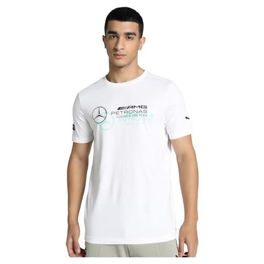 PUMA mercedes amg petronas f1 logo short sleeve t-shirt l