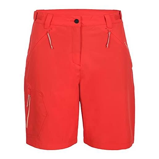 ICEPEAK pantaloncini da donna hiking beaufort, donna, corallo rosso. , s | eu 36