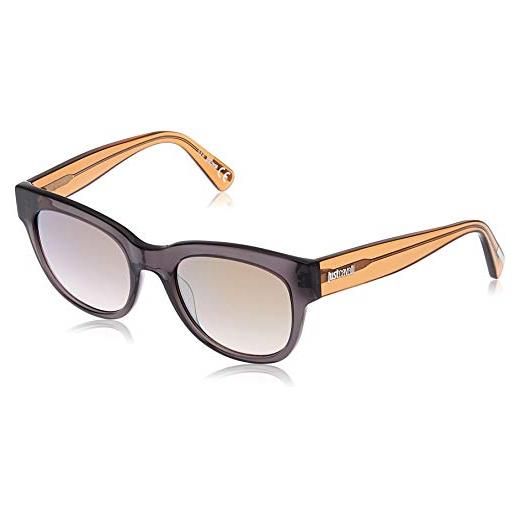 Just Cavalli jc759s-20g occhiali da sole, grigio (grey/mirror brown), 52.0 donna