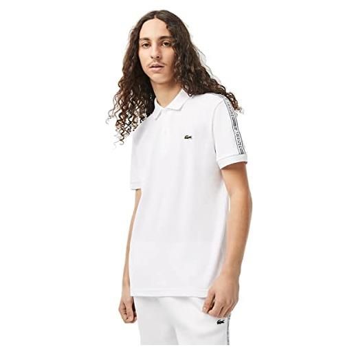 Lacoste ph5075 magliette polo, white, xl uomini