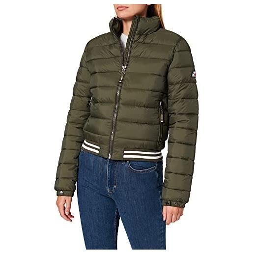 Superdry fuji bomber giacca donna, verde (kelly green), small