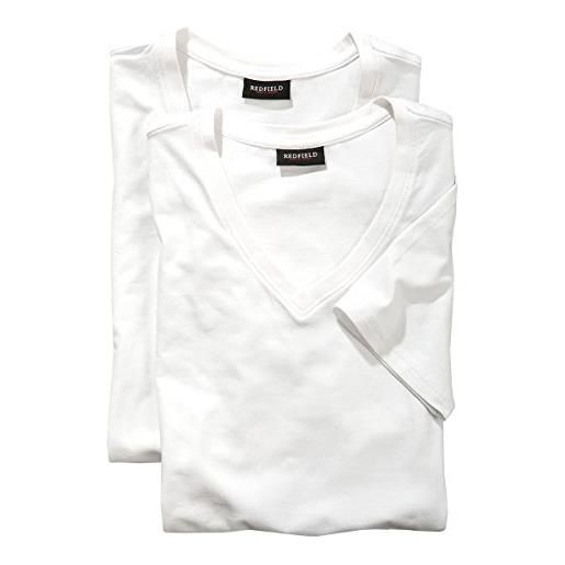 Redfield t-shirt pacco da due bianco taglie xxl, 2xl-8xl: 4xl